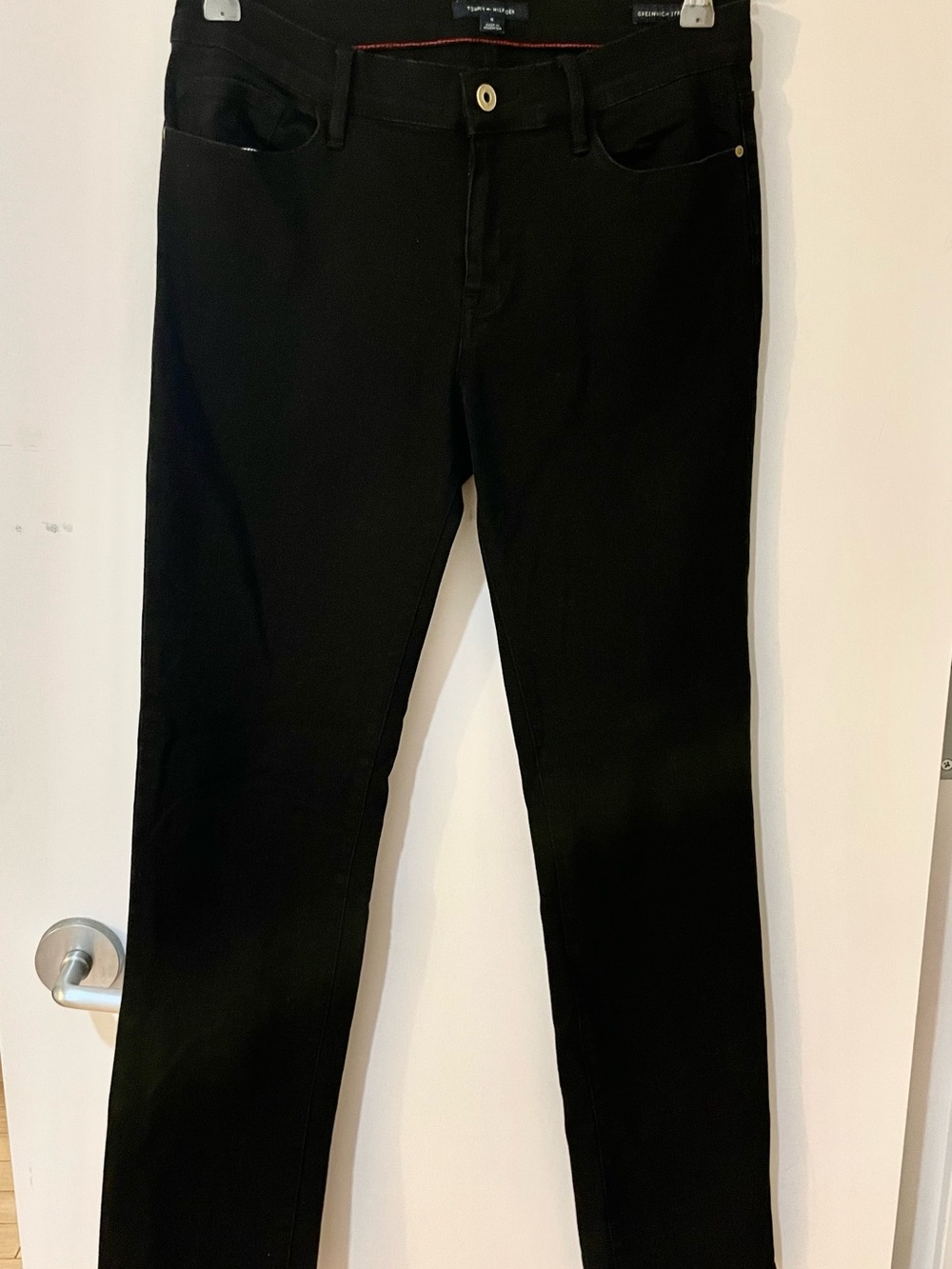 Tommy Hilfiger Women's Black Straight Leg Jeans